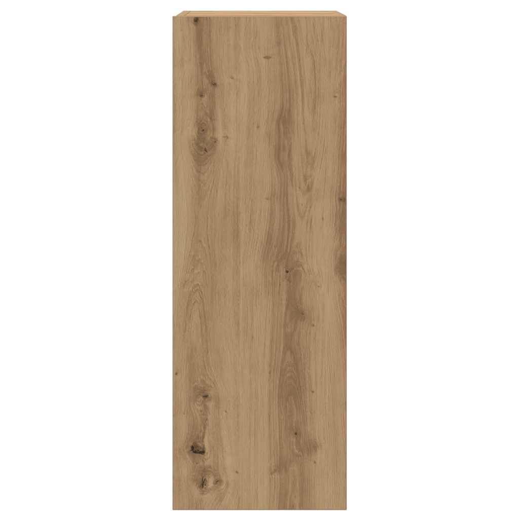 Mobili TV a Parete 3 pz Rovere Artigianale in Legno Multistrato - homemem39