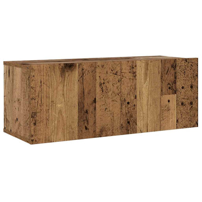 Mobili TV a Parete 6 pz Legno Vecchio Legno Multistrato - homemem39