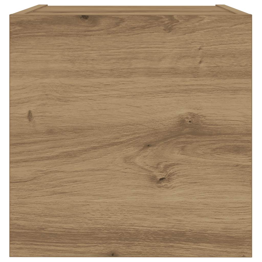 Mobili TV a Parete 6 pz Rovere Artigianale Legno Multistrato | homemem39
