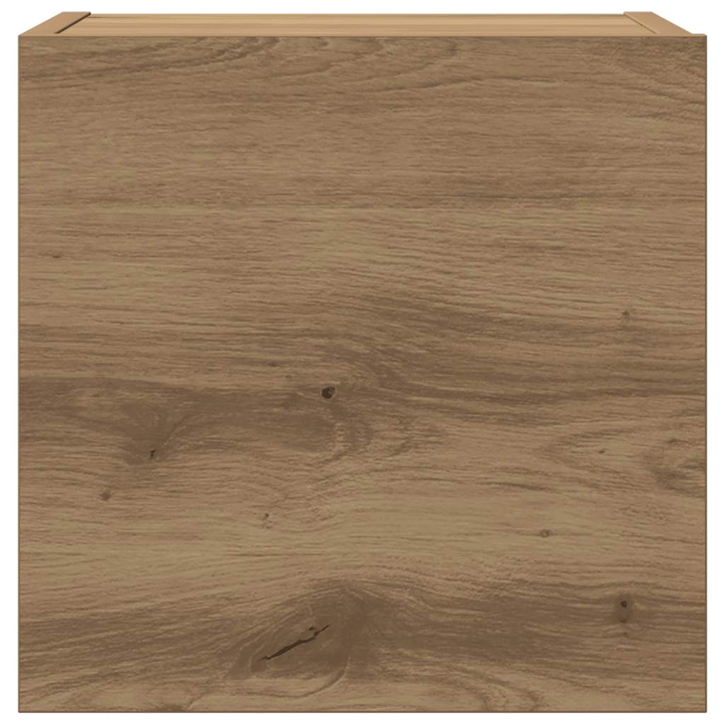 Mobili TV a Parete 6 pz Rovere Artigianale Legno Multistrato | homemem39