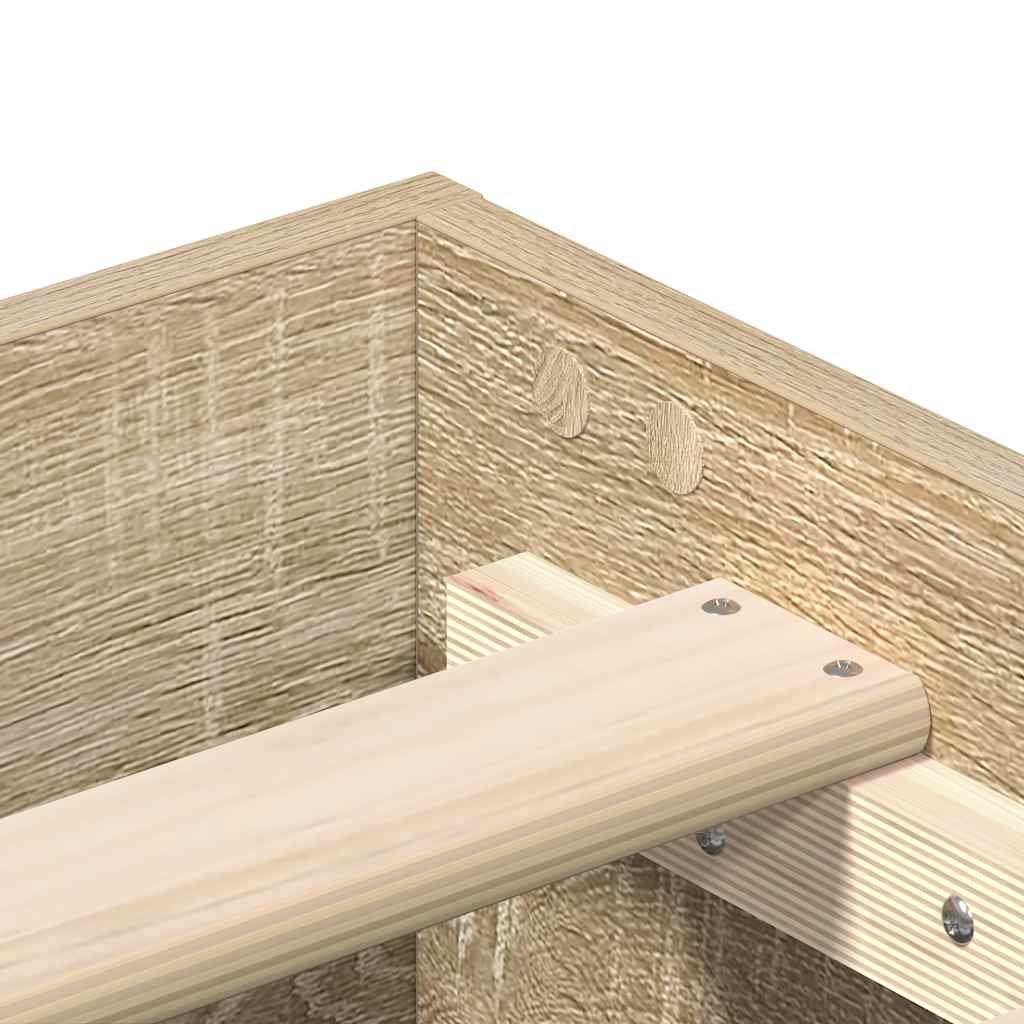 Giroletto senza Materasso Rovere Sonoma 180x200cm in Truciolato - homemem39