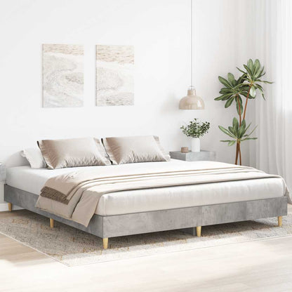 Giroletto senza Materasso Grigio Cemento 180x200 cm Truciolato