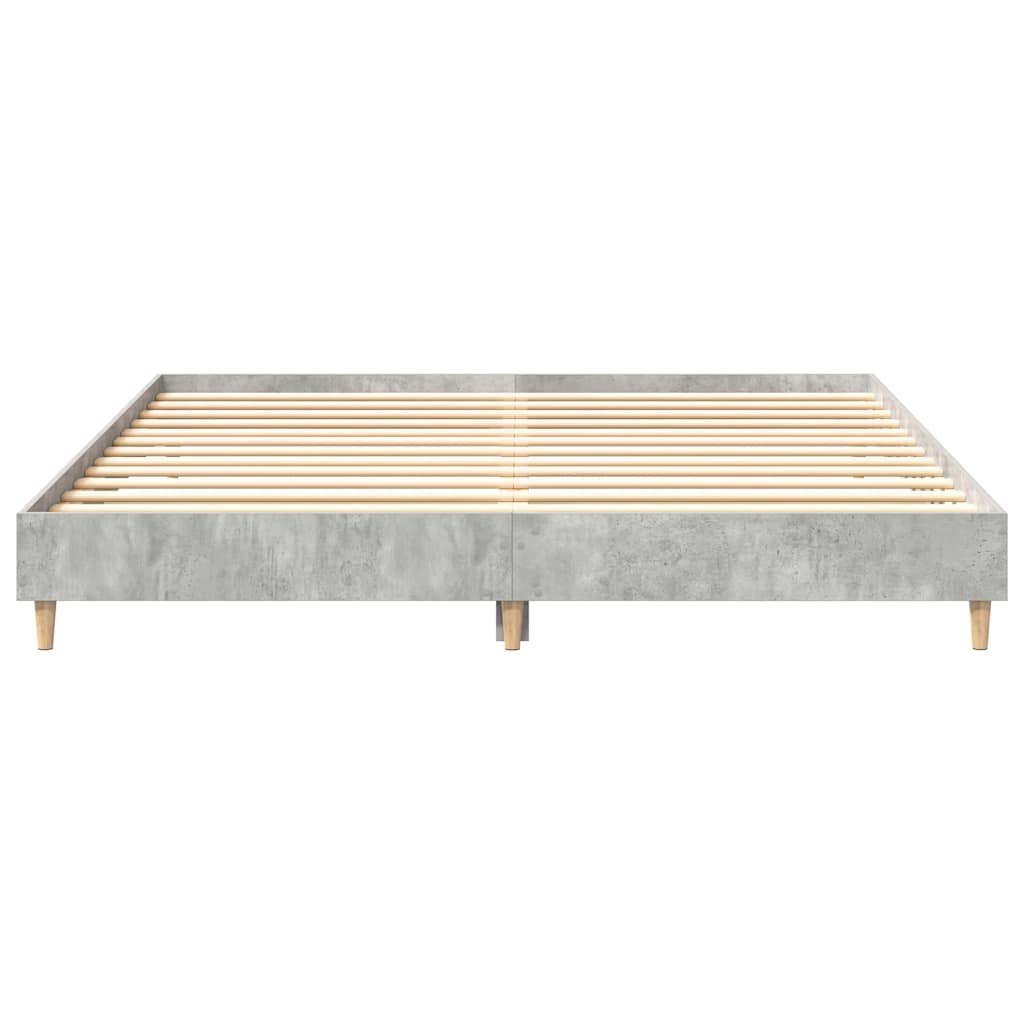 Giroletto senza Materasso Grigio Cemento 180x200 cm Truciolato