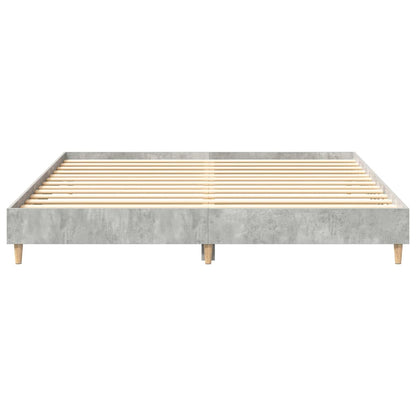 Giroletto senza Materasso Grigio Cemento 180x200 cm Truciolato