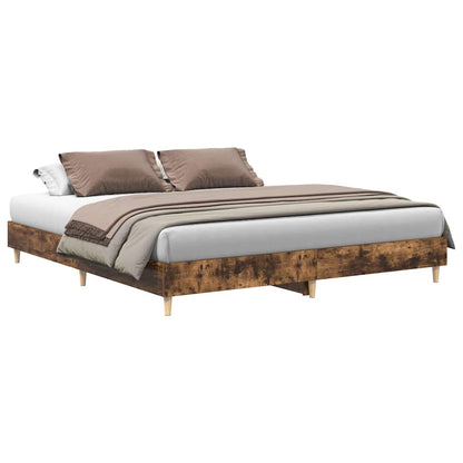 Giroletto senza Materasso Rovere Fumo 180x200 cm in Truciolato | homemem39