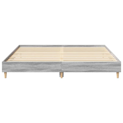 Giroletto senza Materasso Grigio Sonoma 180x200 cm Truciolato