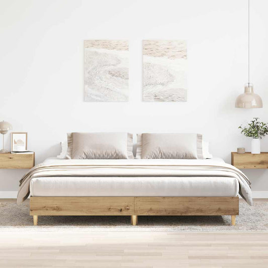 Giroletto senza Materasso Rovere Artigianale 180x200 cm