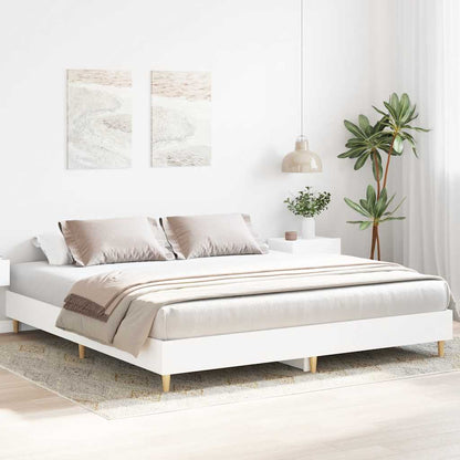 Giroletto senza Materasso Bianco 160x200cm in Legno Multistrato