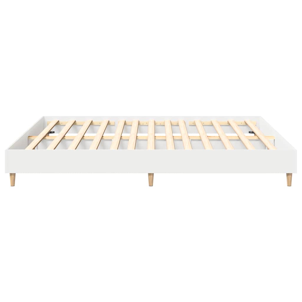 Giroletto senza Materasso Bianco 160x200cm in Legno Multistrato