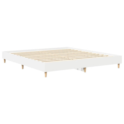 Giroletto senza Materasso Bianco 160x200cm in Legno Multistrato