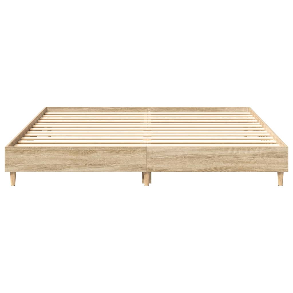 Giroletto senza Materasso Rovere Sonoma 160x200cm in Truciolato | homemem39