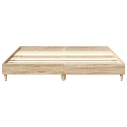 Giroletto senza Materasso Rovere Sonoma 160x200cm in Truciolato | homemem39
