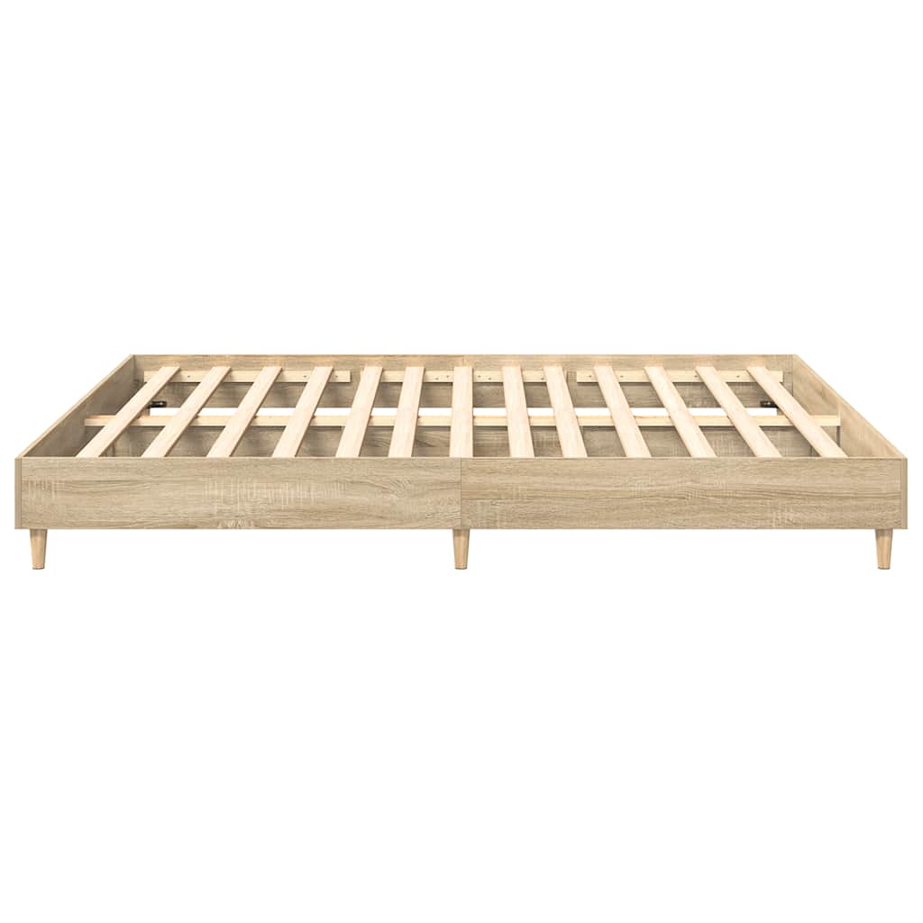 Giroletto senza Materasso Rovere Sonoma 160x200cm in Truciolato | homemem39