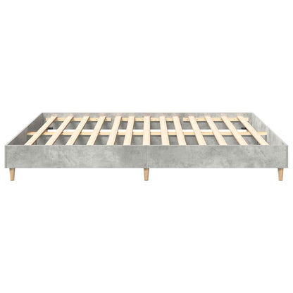 Giroletto senza Materasso Grigio Cemento 160x200cm Truciolato