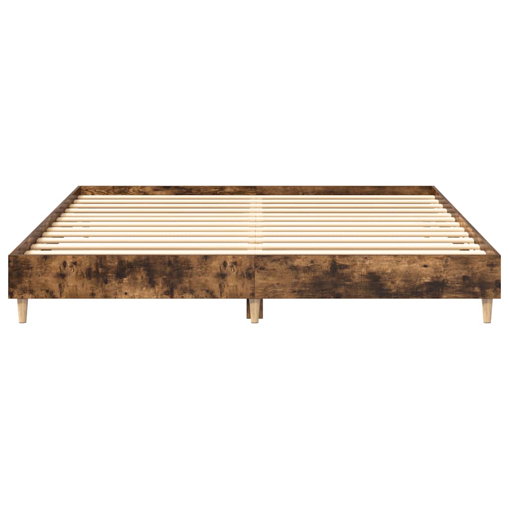 Giroletto senza Materasso Rovere Fumo 160x200 cm in Truciolato | homemem39