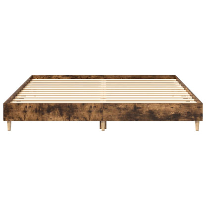 Giroletto senza Materasso Rovere Fumo 160x200 cm in Truciolato | homemem39