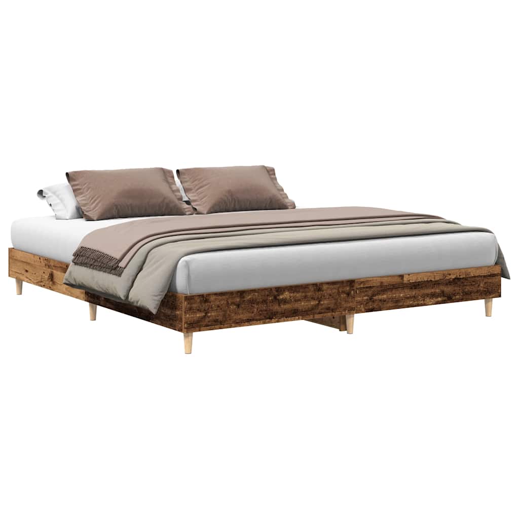 Giroletto senza Materasso Legno Antico 160x200 cm in Truciolato | homemem39