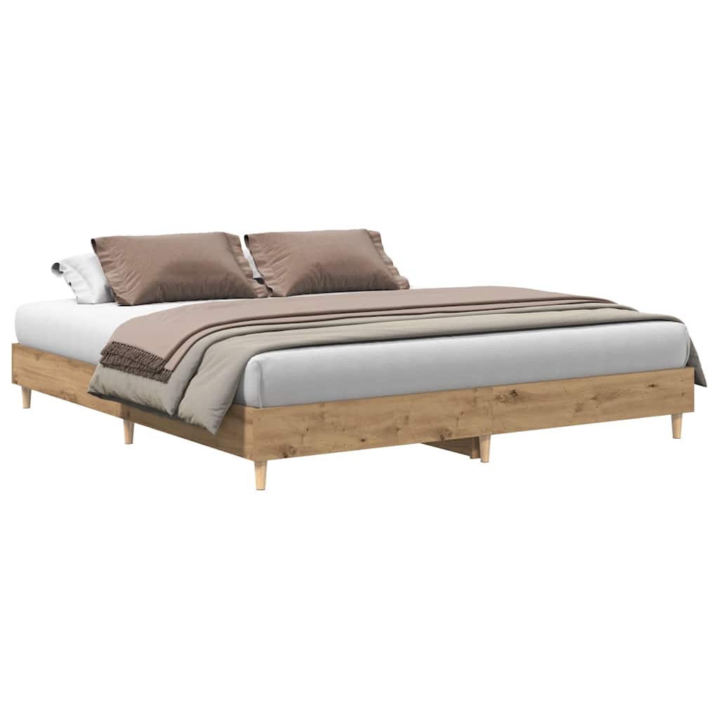 Giroletto senza Materasso Rovere Artigianale 160x200 cm | homemem39