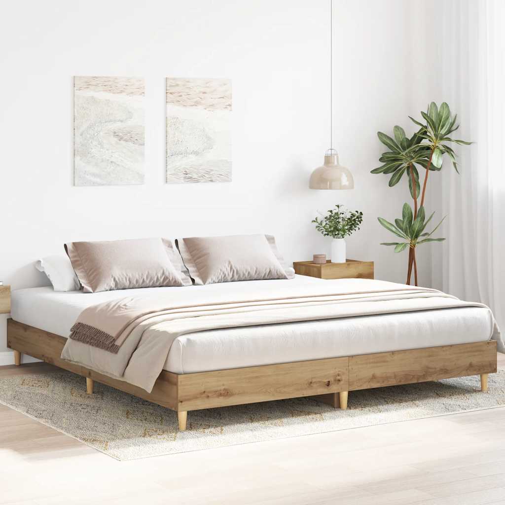 Giroletto senza Materasso Rovere Artigianale 160x200 cm | homemem39
