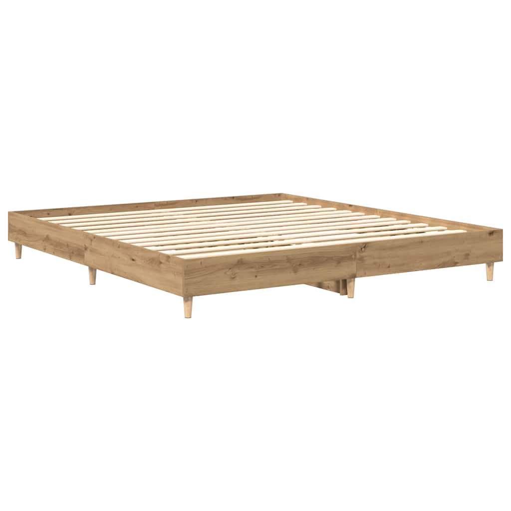 Giroletto senza Materasso Rovere Artigianale 160x200 cm | homemem39
