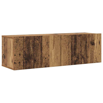 Mobili TV a Parete 6 pz Legno Vecchio Legno Multistrato - homemem39
