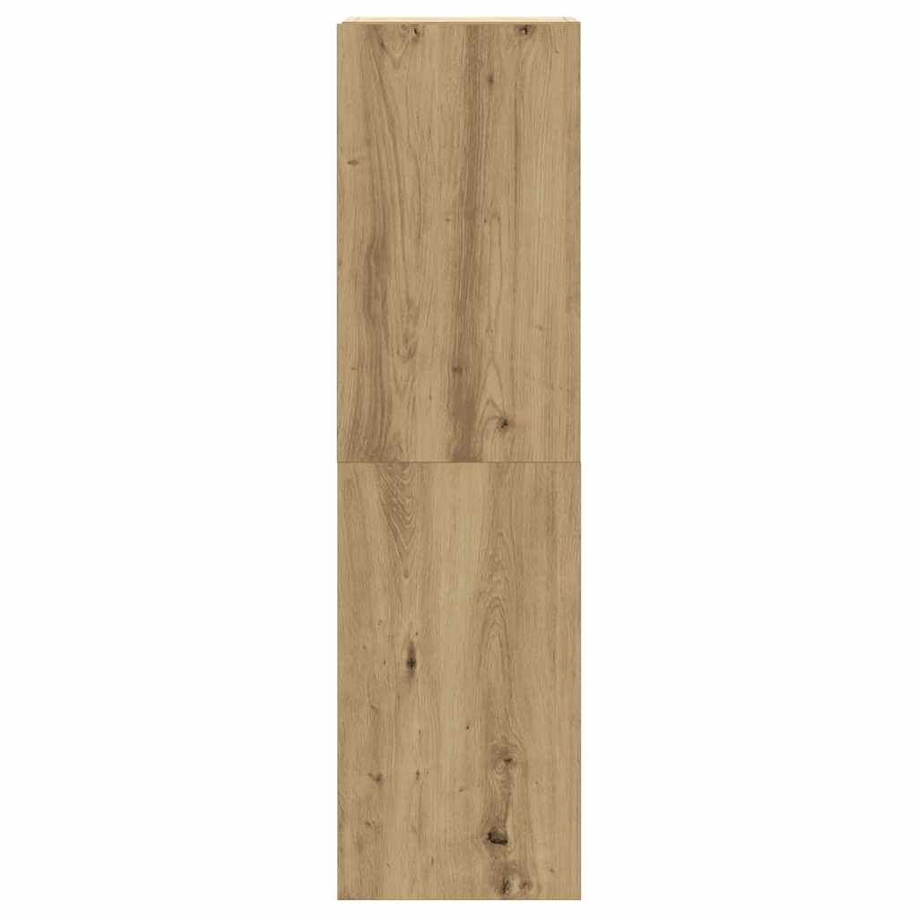 Set Mobile TV 5 pz Montato a Parete Rovere in Legno Multistrato - homemem39