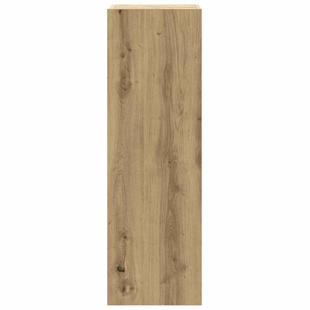 Set Mobile TV 6 pz Montato a Parete Rovere in Legno Multistrato - homemem39