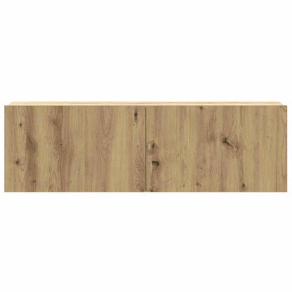 Mobili TV a Parete 3 pz Rovere 100x30x30 cm Truciolato - homemem39