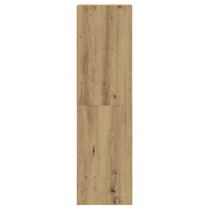 Set Mobile TV 8 pz Montato a Parete Rovere in Legno Multistrato | homemem39