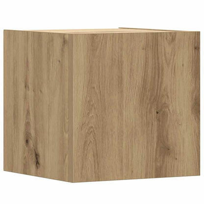 Set Mobile TV 8 pz Montato a Parete Rovere in Legno Multistrato | homemem39