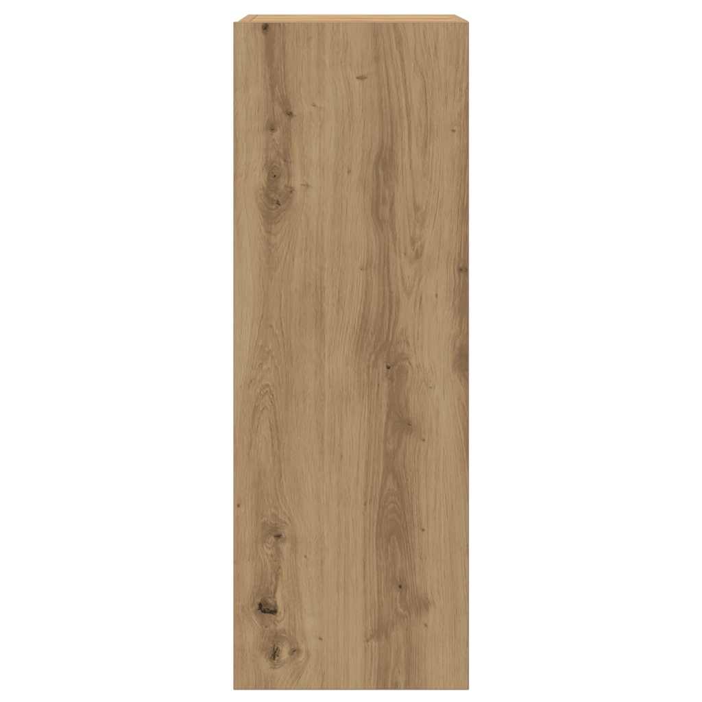 Set Mobile TV 8 pz Montato a Parete Rovere in Legno Multistrato - homemem39