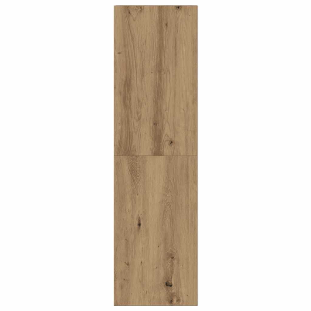 Set Mobile TV 4 pz Montato a Parete Rovere in Legno Multistrato - homemem39