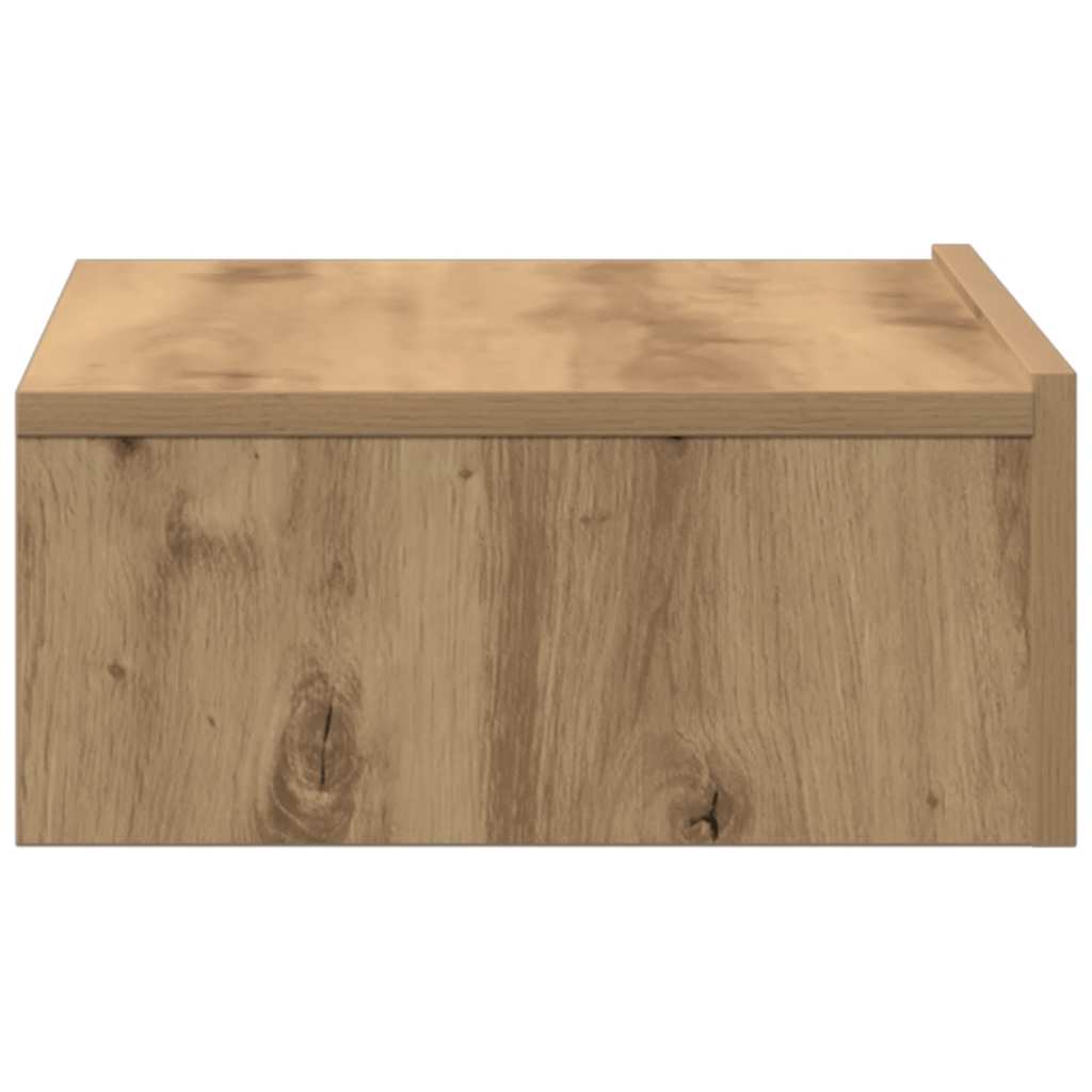 Comodino Rovere Artigianale 60x35 cm in Legno Multistrato - homemem39