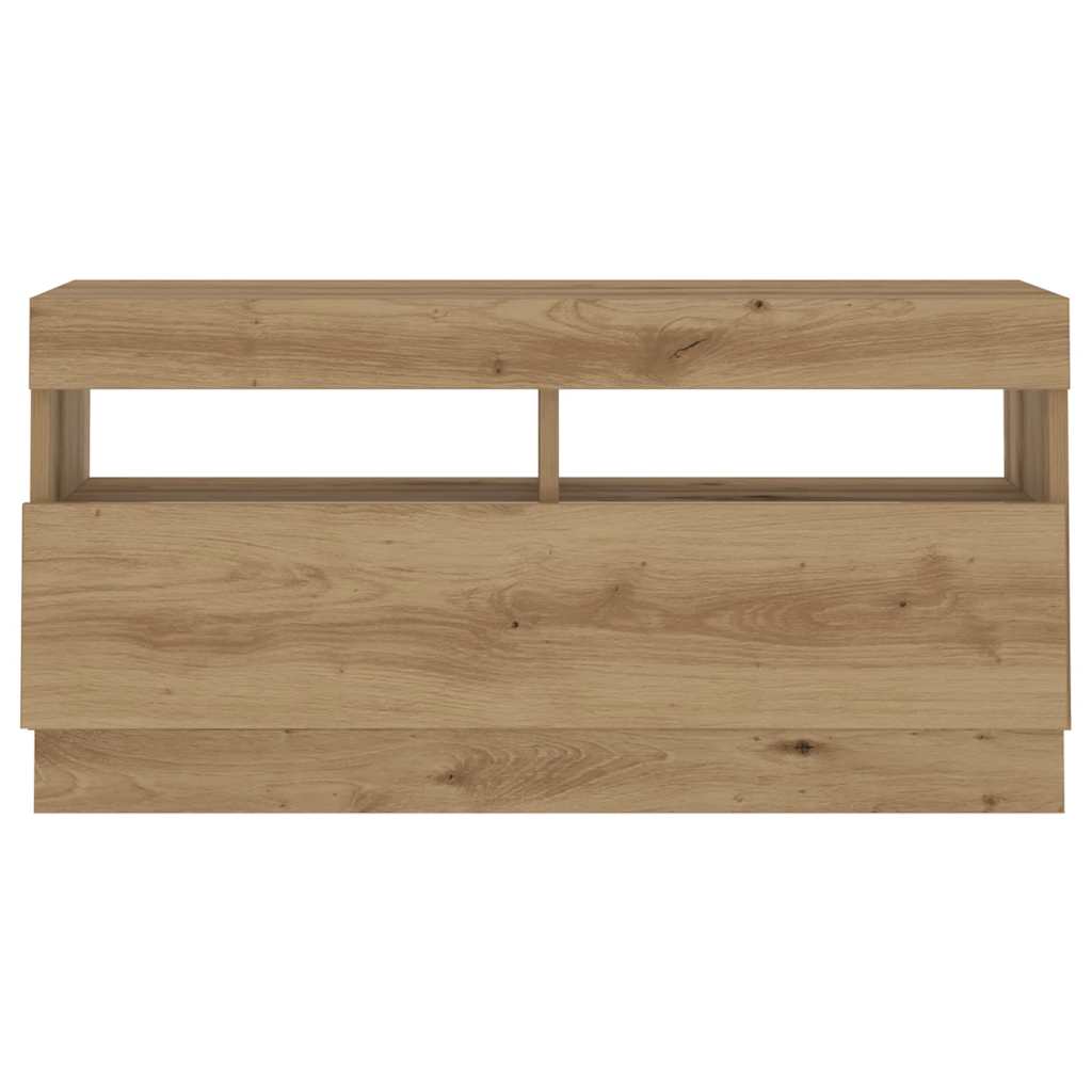 Mobile Porta TV con LED Artigianale 180x35x40 cm Multistrato | homemem39