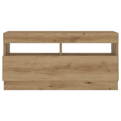 Mobile Porta TV con LED Artigianale 180x35x40 cm Multistrato | homemem39