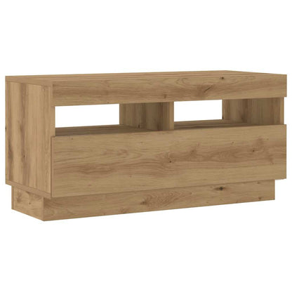 Mobile Porta TV con LED Artigianale 260x35x40 cm Multistrato | homemem39