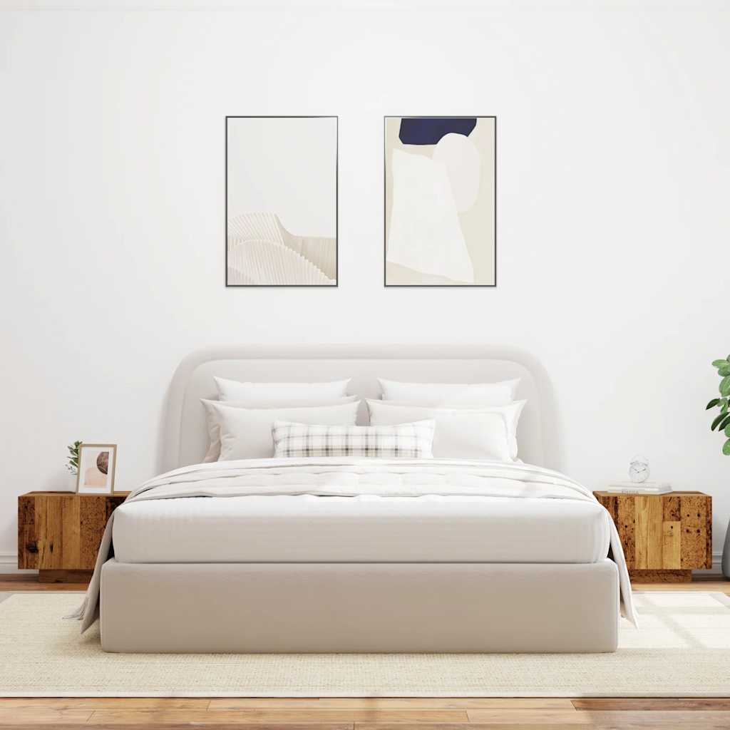 Comodino Legno Antico 100x35x40 cm in Legno Multistrato - homemem39