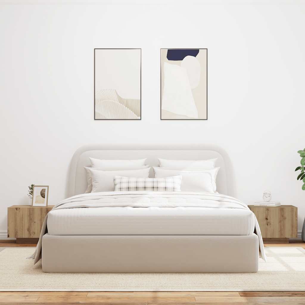 Comodino Rovere Artigianale 100x35x40 cm in Legno Multistrato - homemem39