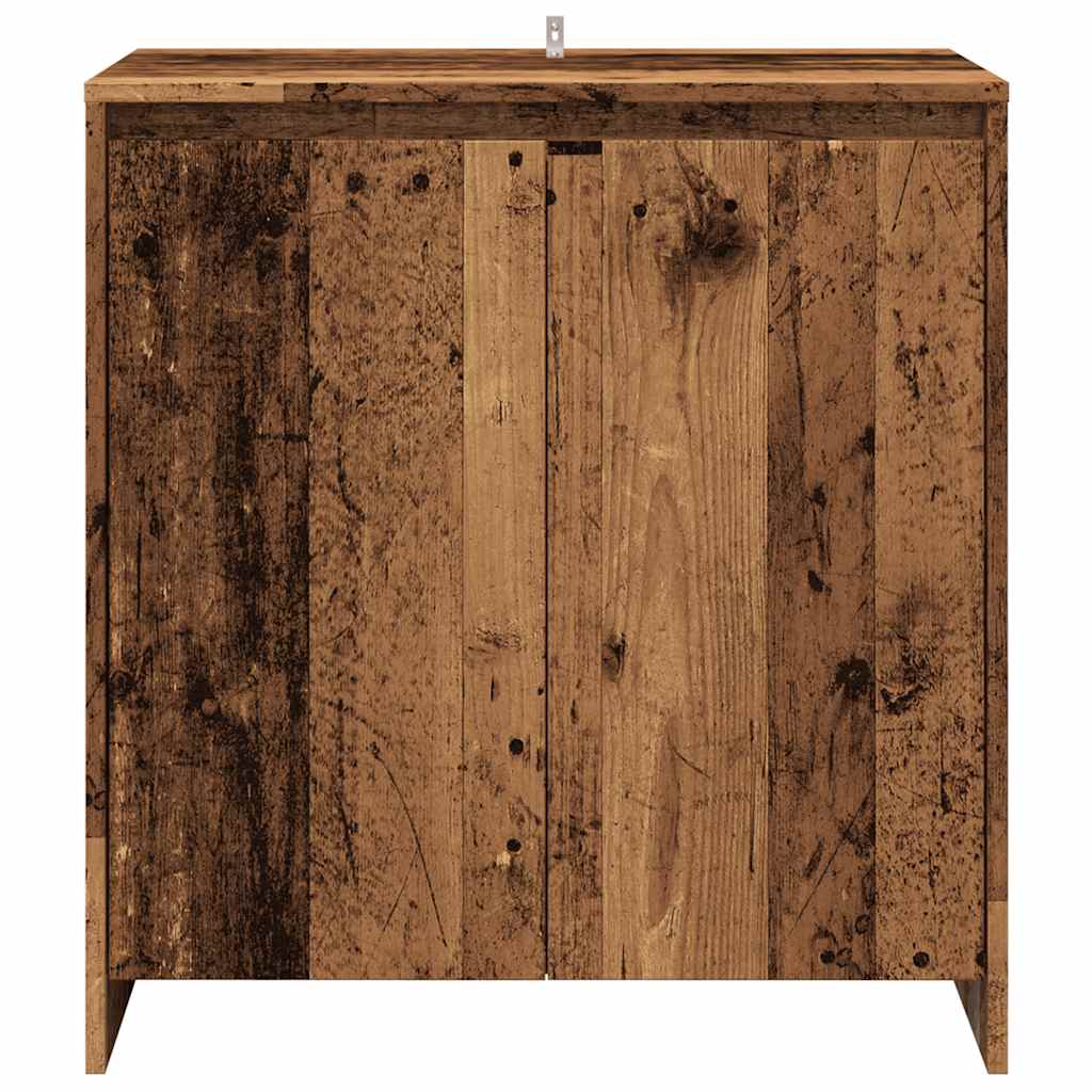 Credenza 3 pz Legno Antico in Legno Multistrato - homemem39