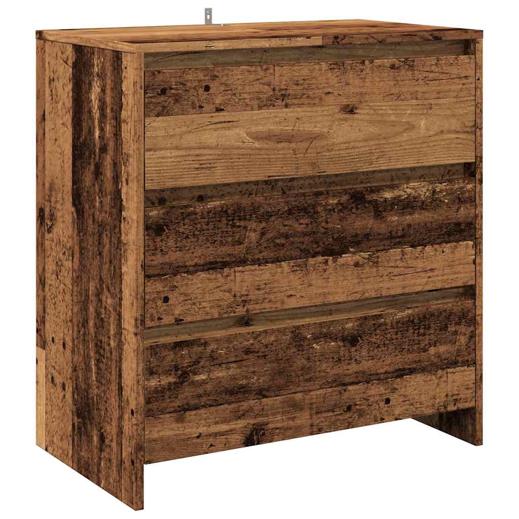Credenza 3 pz Legno Antico in Legno Multistrato - homemem39