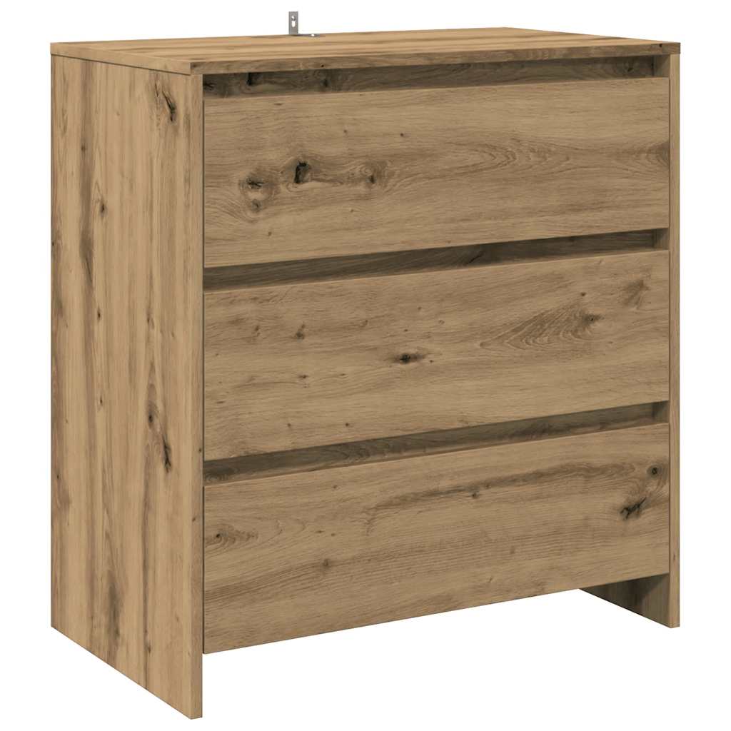 Credenza 3 pz Rovere Artigianale in Legno Multistrato - homemem39