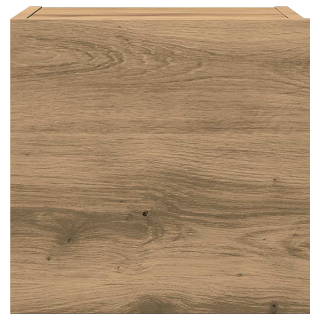 Set Mobile TV 5 pz Montato a Parete Rovere in Legno Multistrato | homemem39