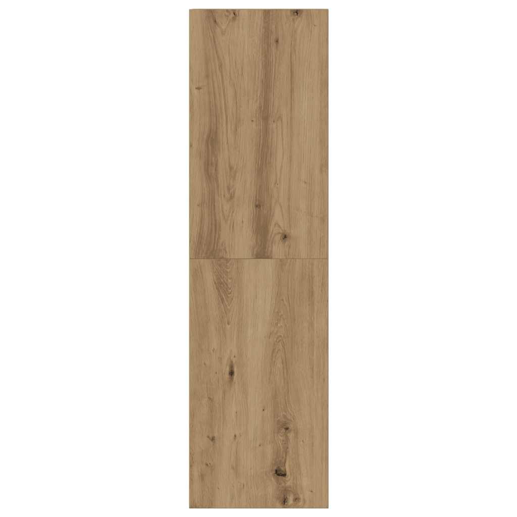 Set Mobile TV 4 pz Montato a Parete Rovere in Legno Multistrato - homemem39