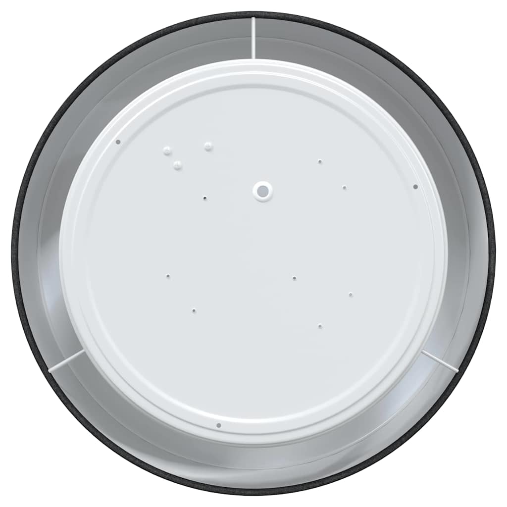 Lampada da soffitto Nero 30 x 13.5 cm Tessuto