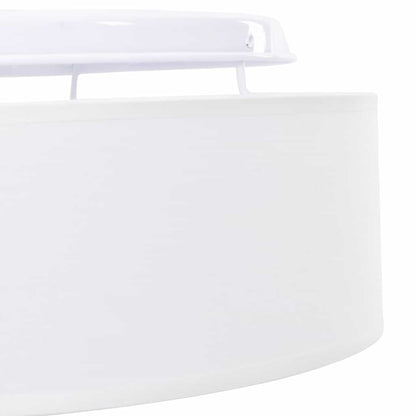 Lampada da soffitto Bianco 30 x 13.5 cm Tessuto