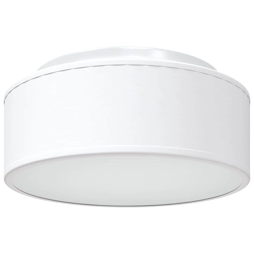 Lampada da soffitto Bianco 30 x 13.5 cm Tessuto
