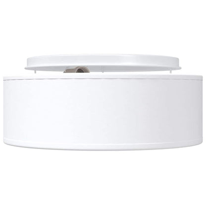Lampada da soffitto Bianco 30 x 13.5 cm Tessuto