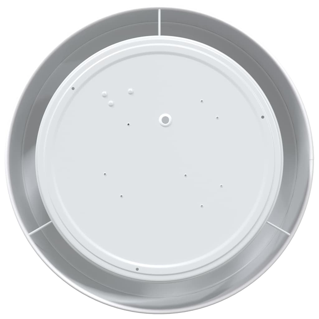 Lampada da soffitto Bianco 30 x 13.5 cm Tessuto