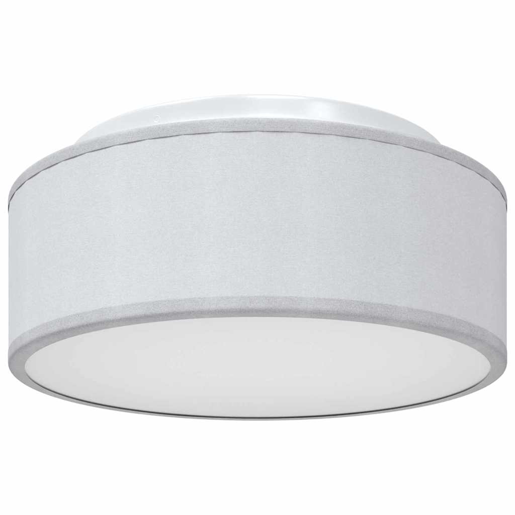 Lampada da soffitto Grigio 30 x 13.5 cm Tessuto