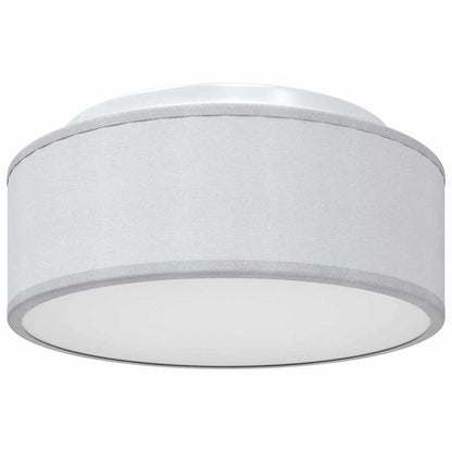 Lampada da soffitto Grigio 30 x 13.5 cm Tessuto